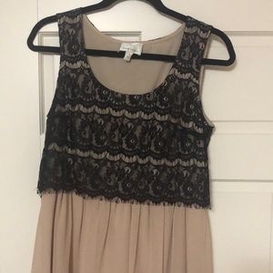 Donna Morgan Lace and Chiffon Dress